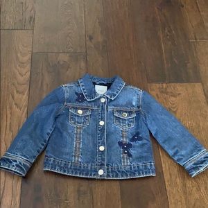 Mayoral Jean Jacket w/velvet lining.  18months